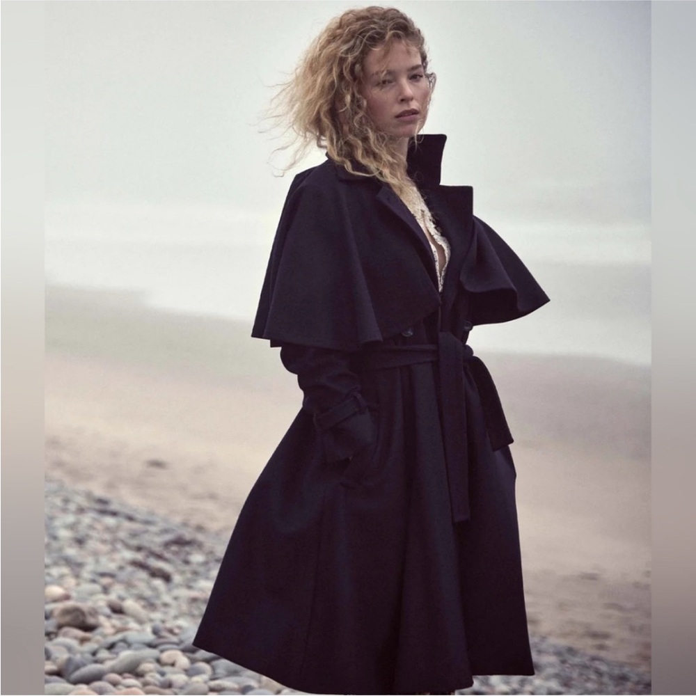 DOEN Bolton Coat - Deep Navy - Size Extra Small